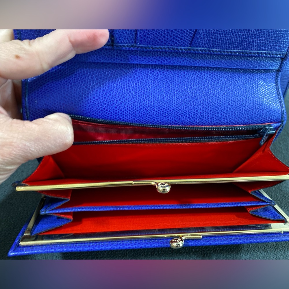 Rare Vintage CELINE Clasp Leather 
Handbag & Wallet - Picture 12 of 17